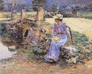 Theodore Robinson La Debacle oil painting on canvas